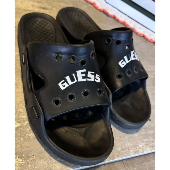 Vtg Guess slides Y2K Size 10 Beach Vacation Wear - Picture 2 of 9